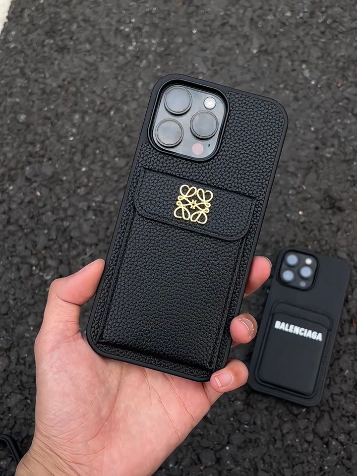 [Copy]路易威登電鍍金皮質手機殼